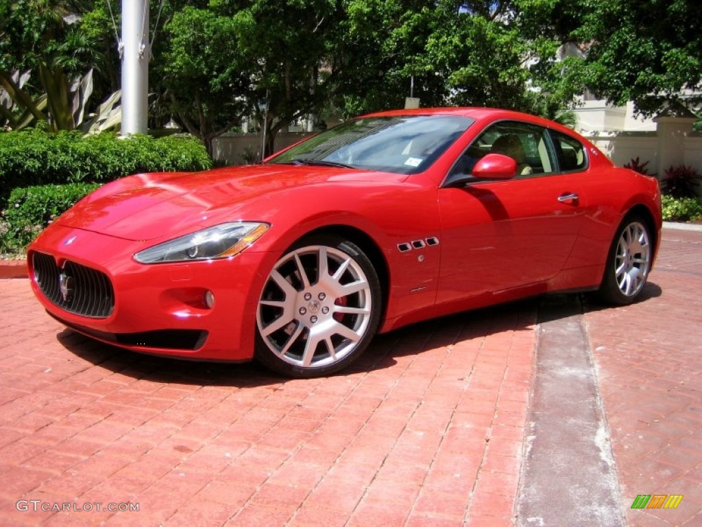 Rosso Mondiale (Red) 2008 Maserati GranTurismo Standard GranTurismo Model Exterior Photo #50002621