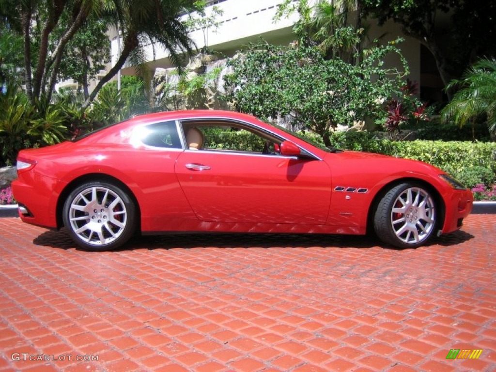 Rosso Mondiale (Red) 2008 Maserati GranTurismo Standard GranTurismo Model Exterior Photo #50002654