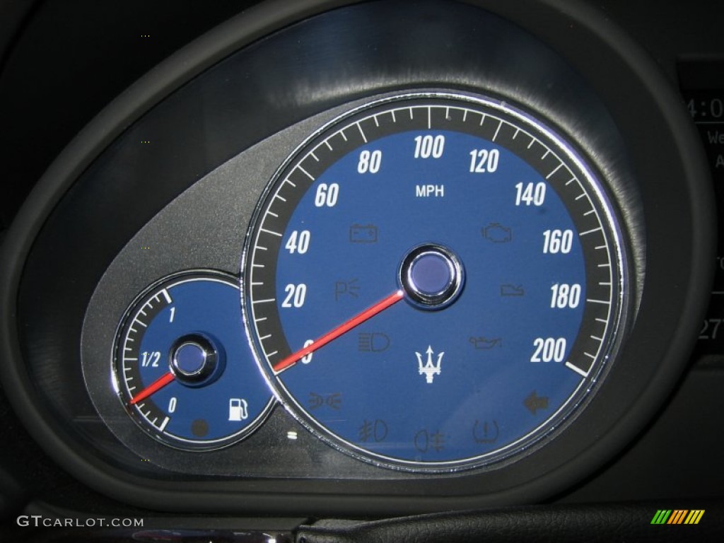 2008 Maserati GranTurismo Standard GranTurismo Model Gauges Photo #50002987