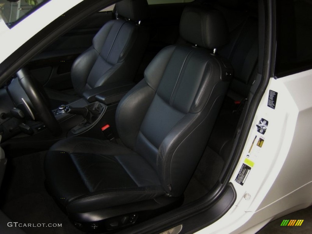 Black Novillo Leather Interior 2009 BMW M3 Coupe Photo #50003449