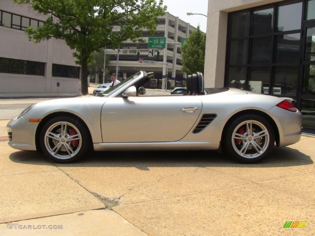 Arctic Silver Metallic 2010 Porsche Boxster S Exterior Photo #50003791