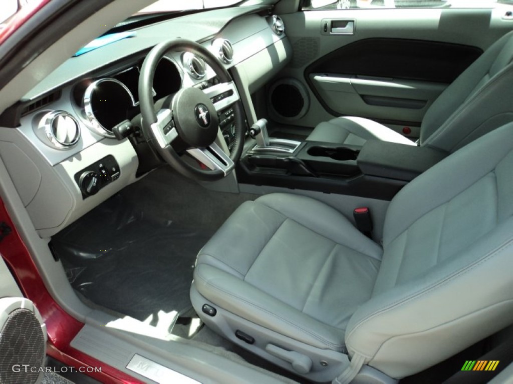 2005 Mustang V6 Premium Coupe - Redfire Metallic / Light Graphite photo #16