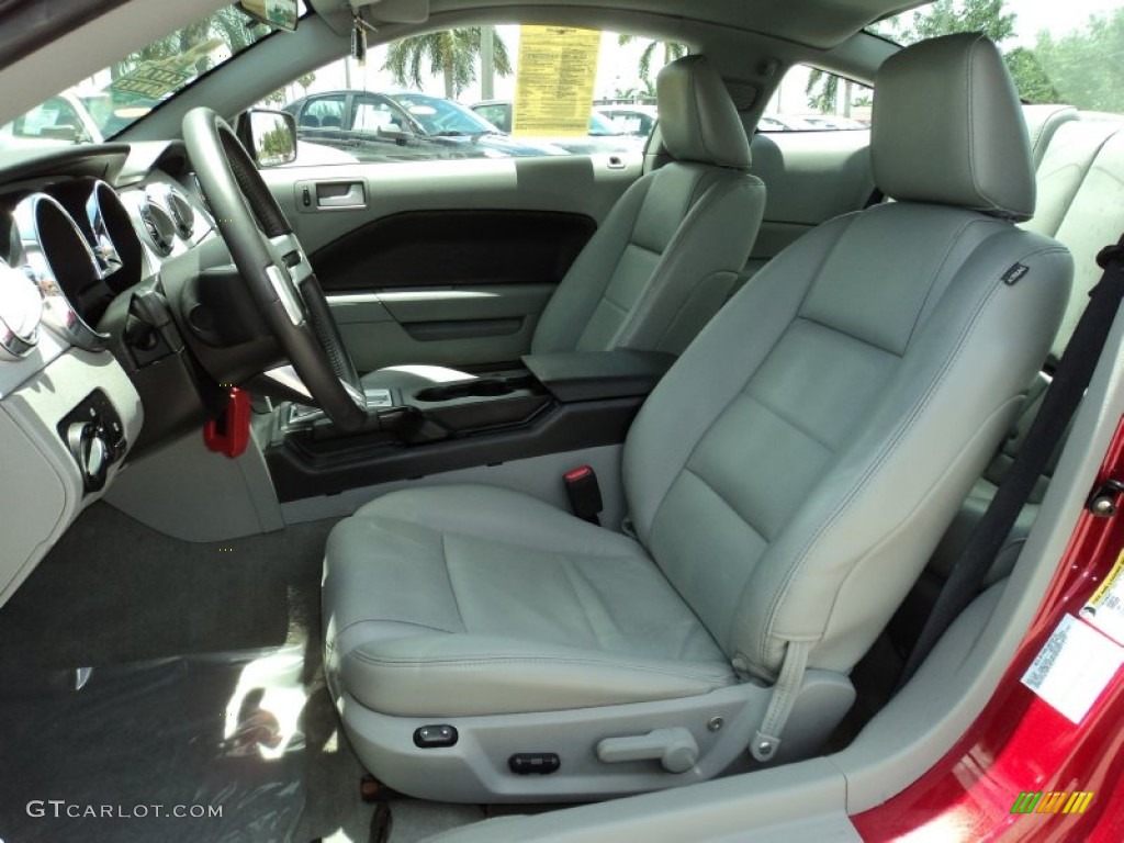 Light Graphite Interior 2005 Ford Mustang V6 Premium Coupe Photo #50003839