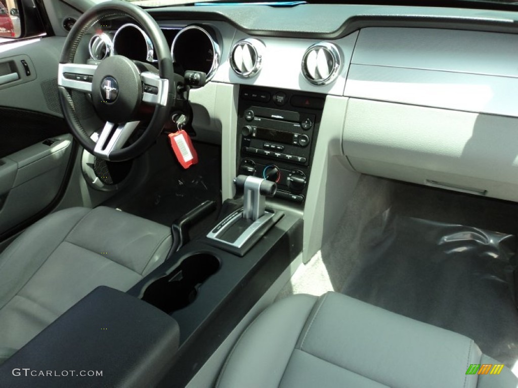 2005 Mustang V6 Premium Coupe - Redfire Metallic / Light Graphite photo #21