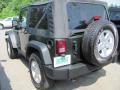 2009 Jeep Green Metallic Jeep Wrangler X 4x4  photo #2