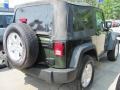 2009 Jeep Green Metallic Jeep Wrangler X 4x4  photo #16