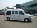 Oxford White 1999 Ford E Series Van E150 Passenger Conversion