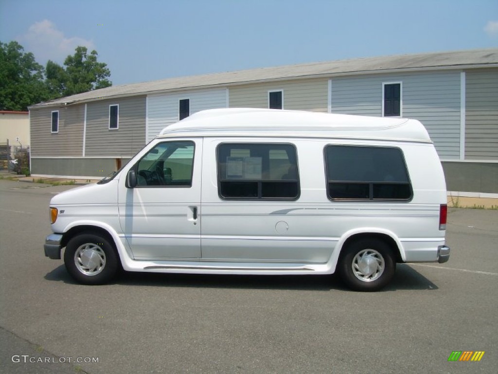 Oxford White 1999 Ford E Series Van E150 Passenger Conversion Exterior Photo #50005039