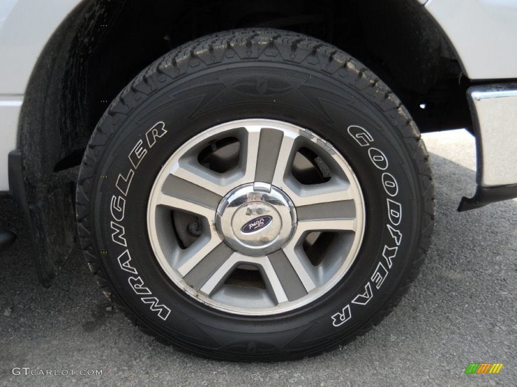 2006 F150 XLT Regular Cab 4x4 - Silver Metallic / Medium Flint photo #16