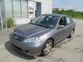 2004 Magnesium Metallic Honda Civic EX Sedan  photo #2