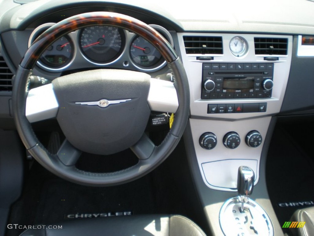 2010 Chrysler Sebring Limited Hardtop Convertible Dark Slate Gray Dashboard Photo #50006041