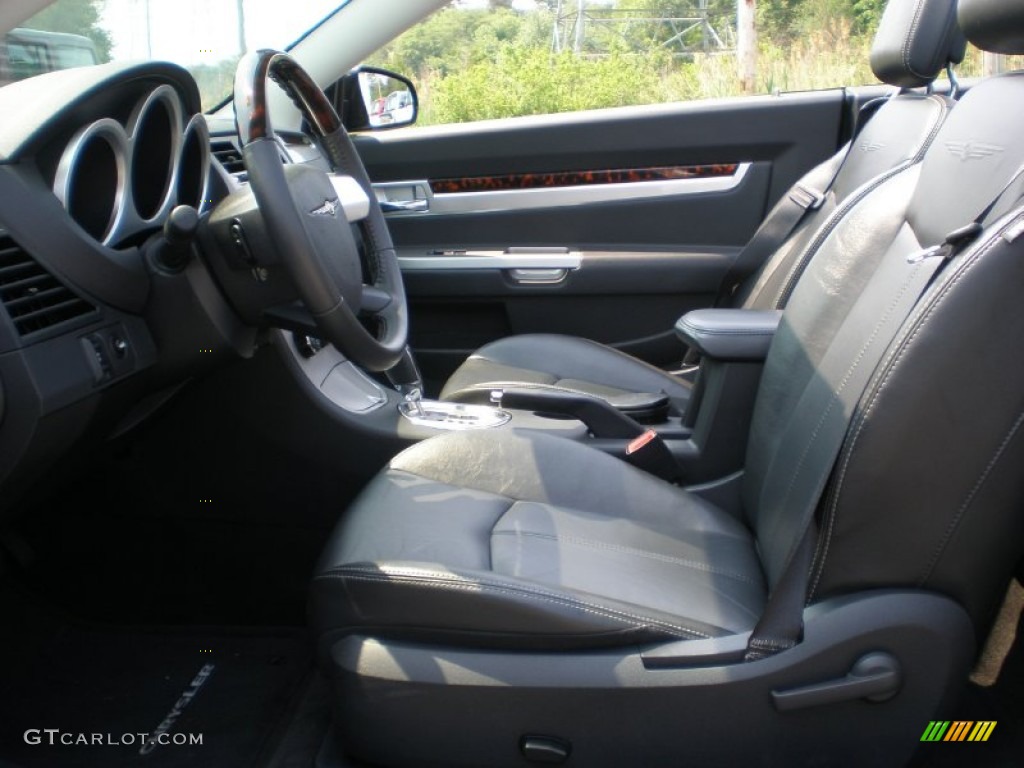 Dark Slate Gray Interior 2010 Chrysler Sebring Limited Hardtop Convertible Photo #50006059
