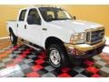 2004 Oxford White Ford F250 Super Duty Lariat Crew Cab 4x4  photo #1