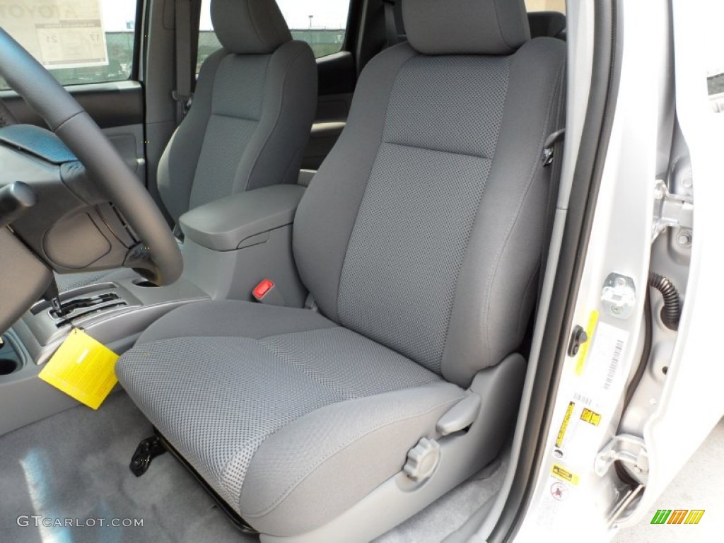 Graphite Gray Interior 2011 Toyota Tacoma V6 TRD Sport PreRunner Double Cab Photo #50007469