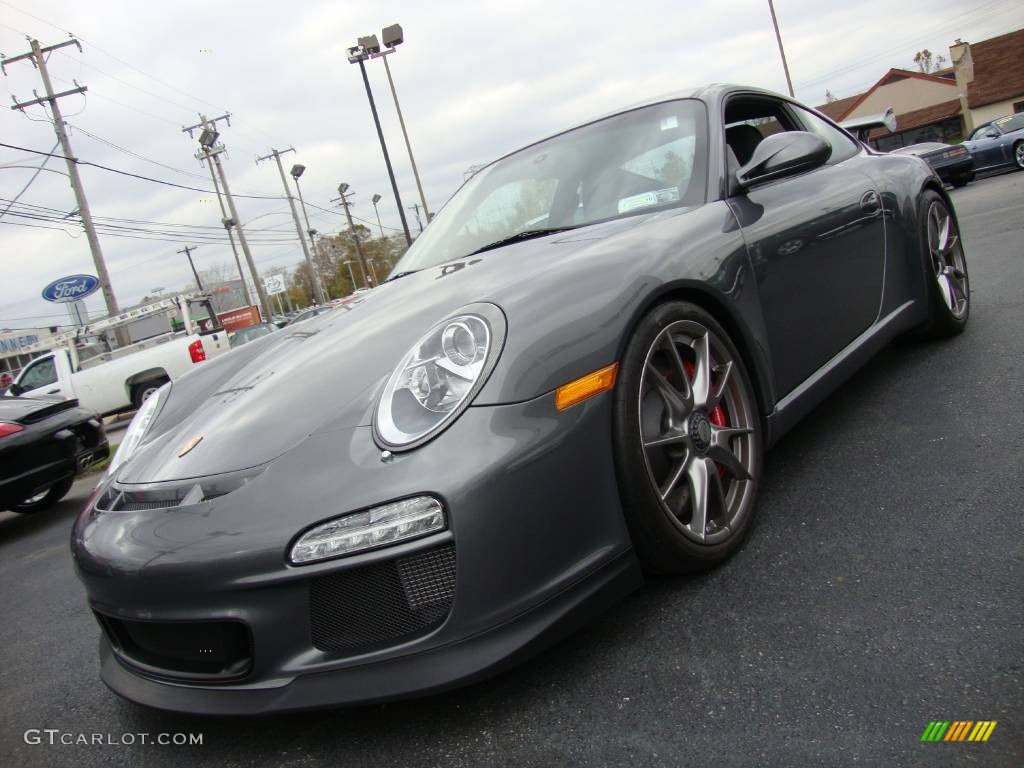 Meteor Grey Metallic 2010 Porsche 911 GT3 Exterior Photo #50008414