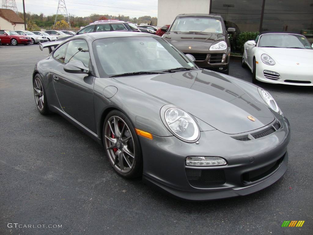 Meteor Grey Metallic 2010 Porsche 911 GT3 Exterior Photo #50008441