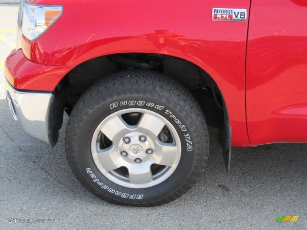 2010 Tundra TRD Double Cab 4x4 - Radiant Red / Graphite Gray photo #3