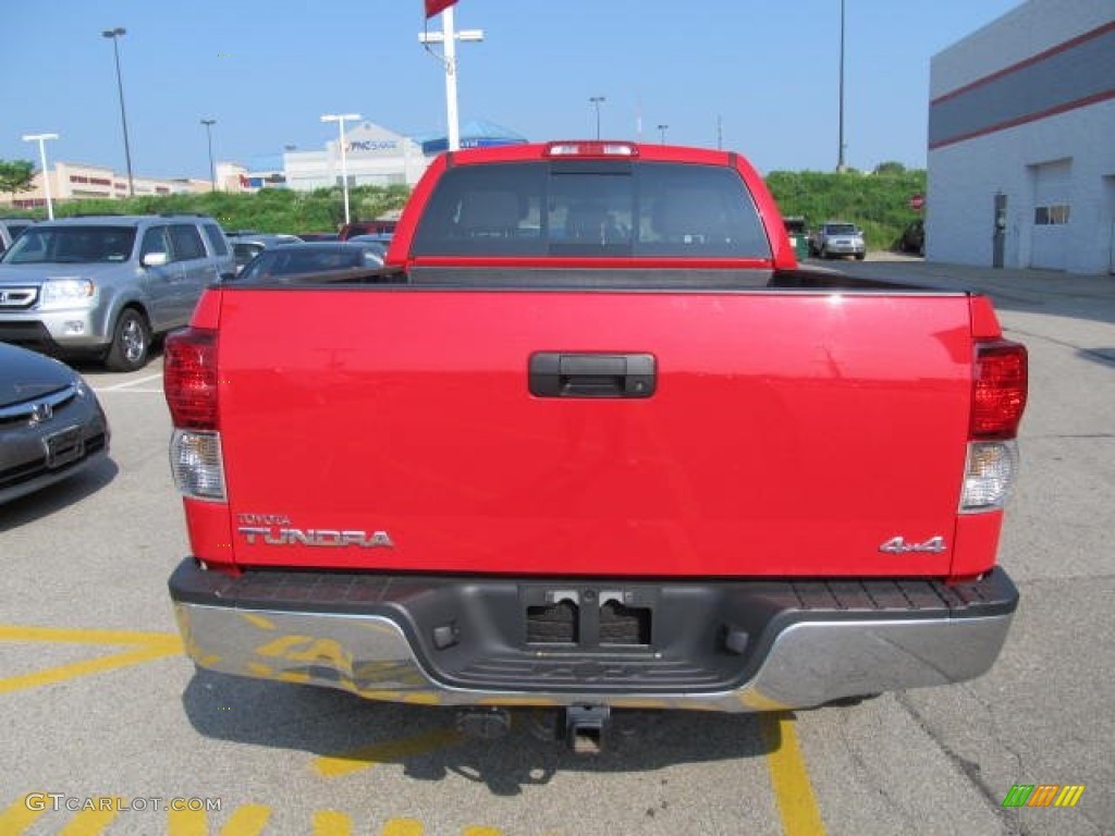 2010 Tundra TRD Double Cab 4x4 - Radiant Red / Graphite Gray photo #5