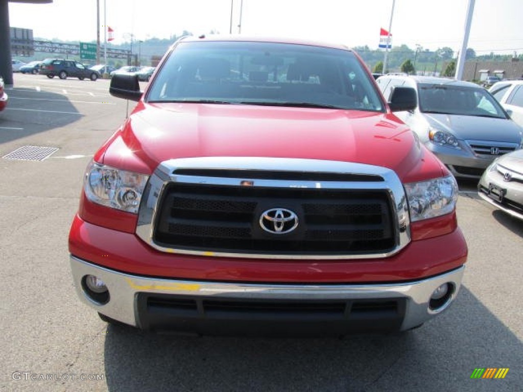 2010 Tundra TRD Double Cab 4x4 - Radiant Red / Graphite Gray photo #10