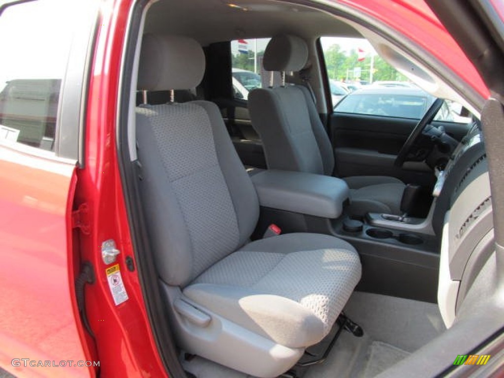 2010 Tundra TRD Double Cab 4x4 - Radiant Red / Graphite Gray photo #12