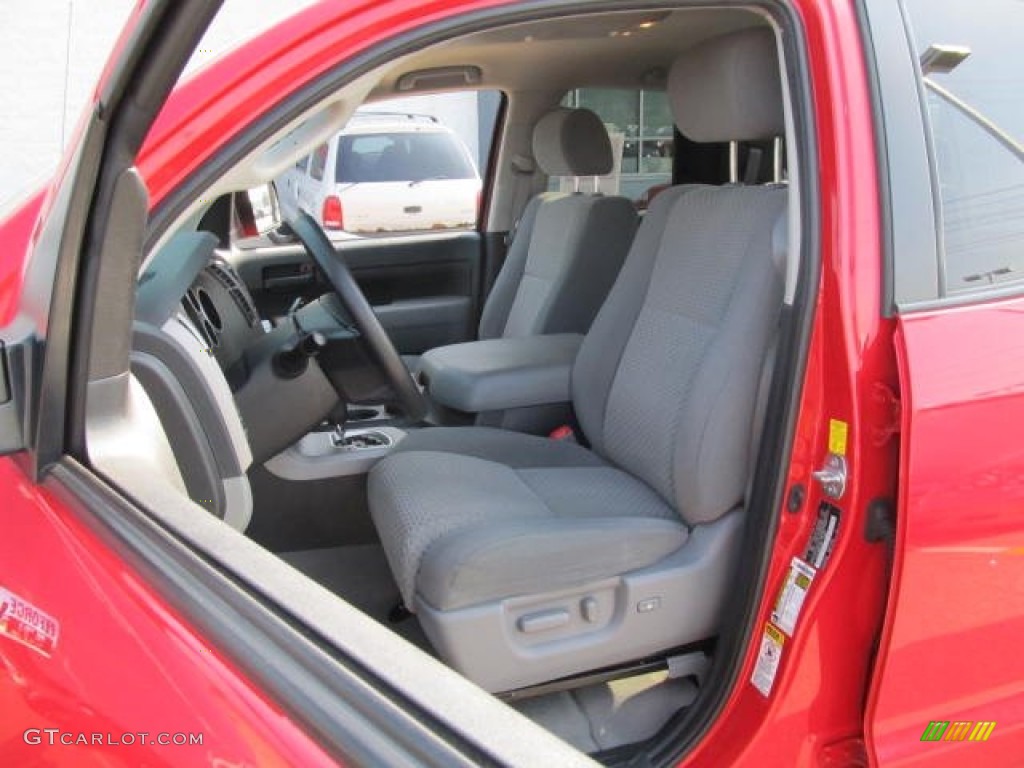 2010 Tundra TRD Double Cab 4x4 - Radiant Red / Graphite Gray photo #15