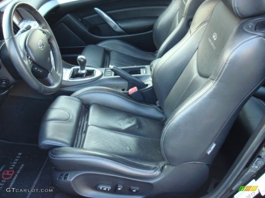 Graphite Interior 2008 Infiniti G 37 S Sport Coupe Photo #50010064