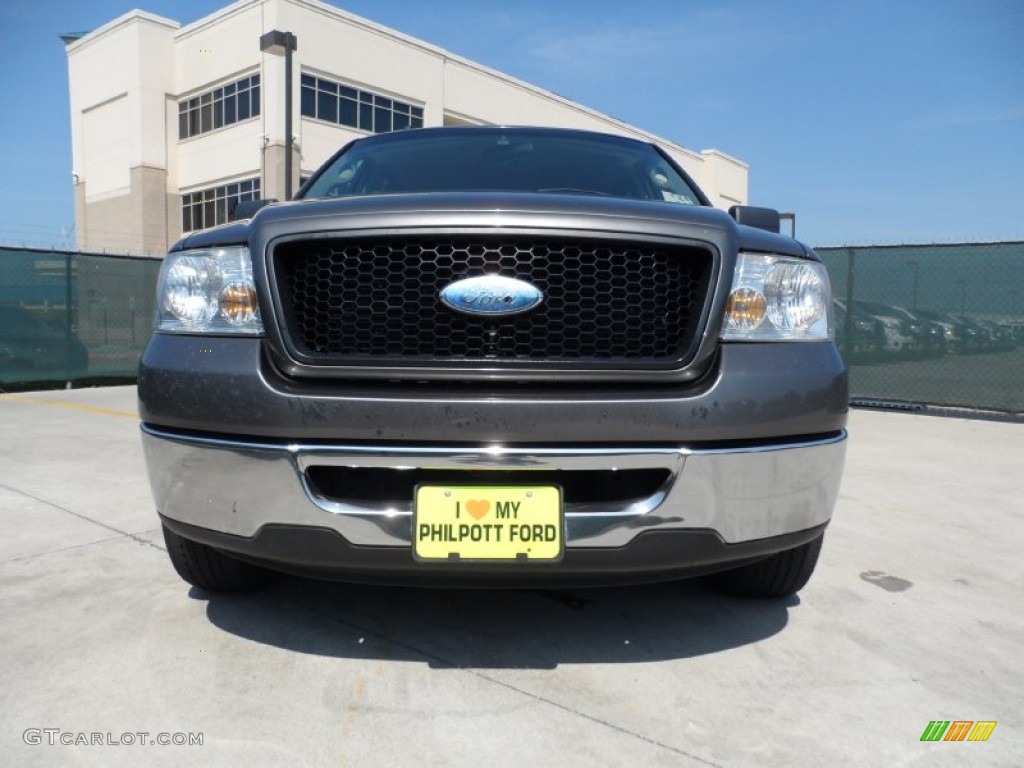 2006 F150 XLT SuperCrew - Dark Shadow Grey Metallic / Medium/Dark Flint photo #9