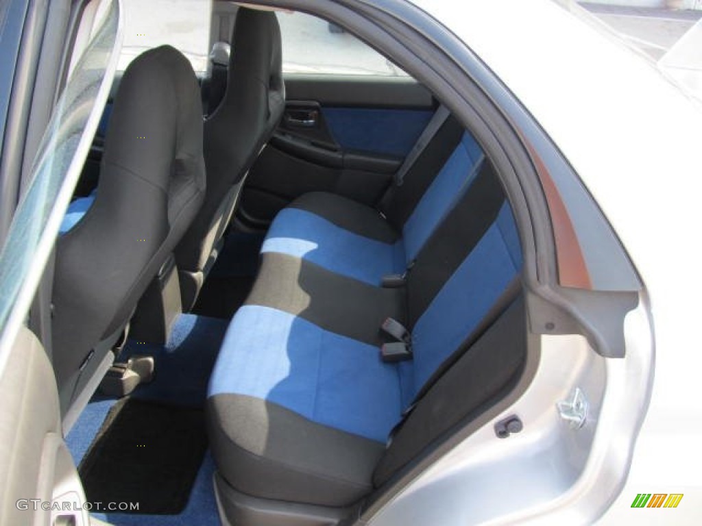 Blue Ecsaine/Black Interior 2004 Subaru Impreza WRX STi Photo #50010763