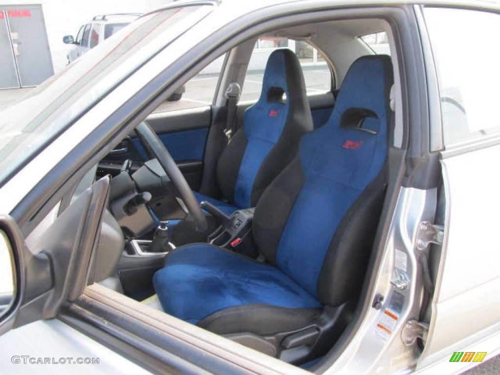 Blue Ecsaine/Black Interior 2004 Subaru Impreza WRX STi Photo #50010802