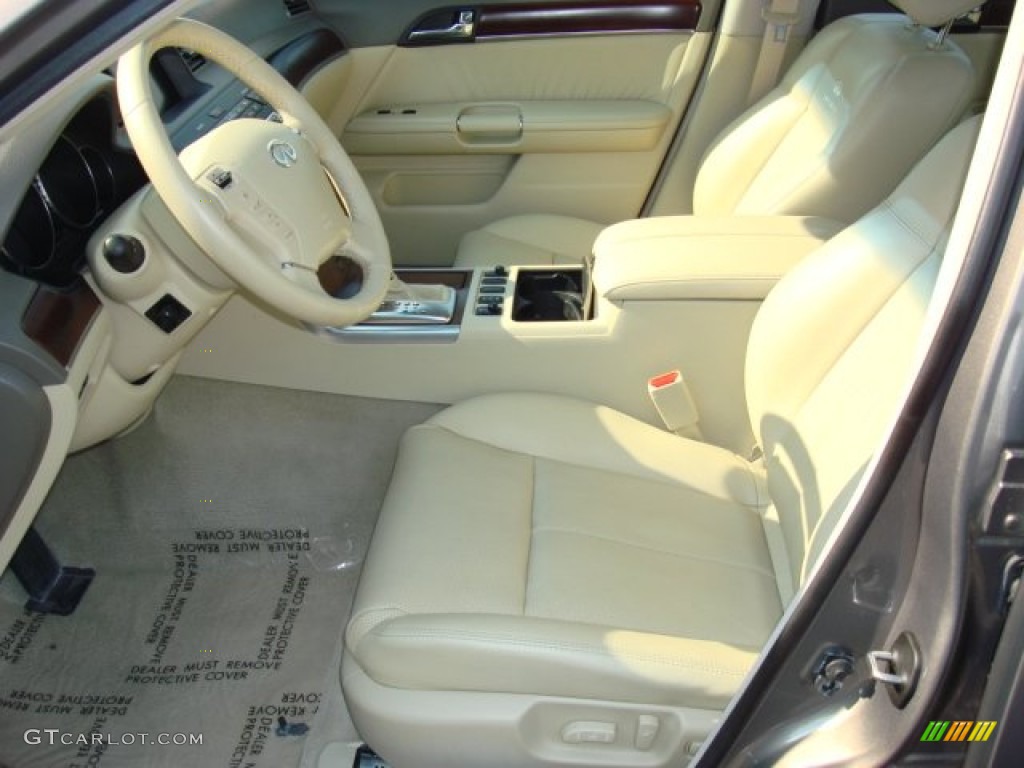 Wheat Interior 2008 Infiniti M 35x AWD Sedan Photo #50010856