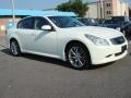 Ivory Pearl White 2008 Infiniti G 35 x S Sedan Exterior