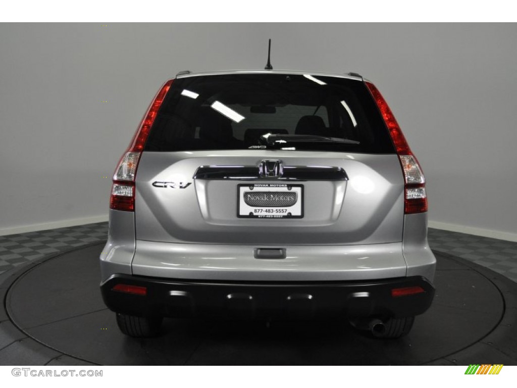 2008 CR-V EX 4WD - Whistler Silver Metallic / Black photo #4