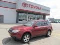 2009 Camellia Red Pearl Subaru Forester 2.5 X Premium  photo #1