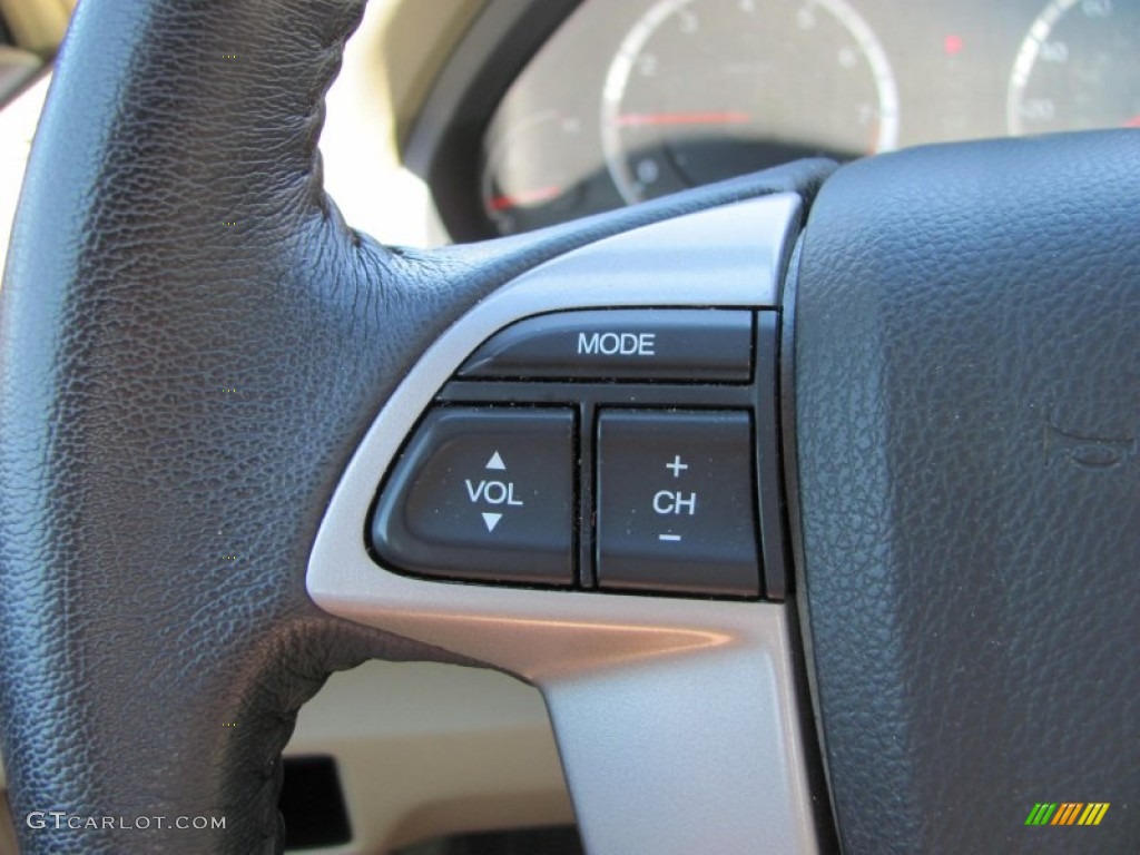 2008 Accord EX-L Sedan - Basque Red Pearl / Ivory photo #7
