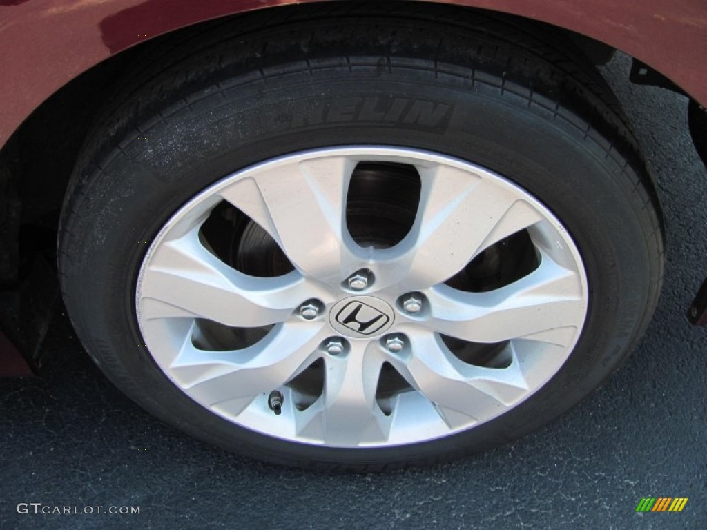 2008 Accord EX-L Sedan - Basque Red Pearl / Ivory photo #15