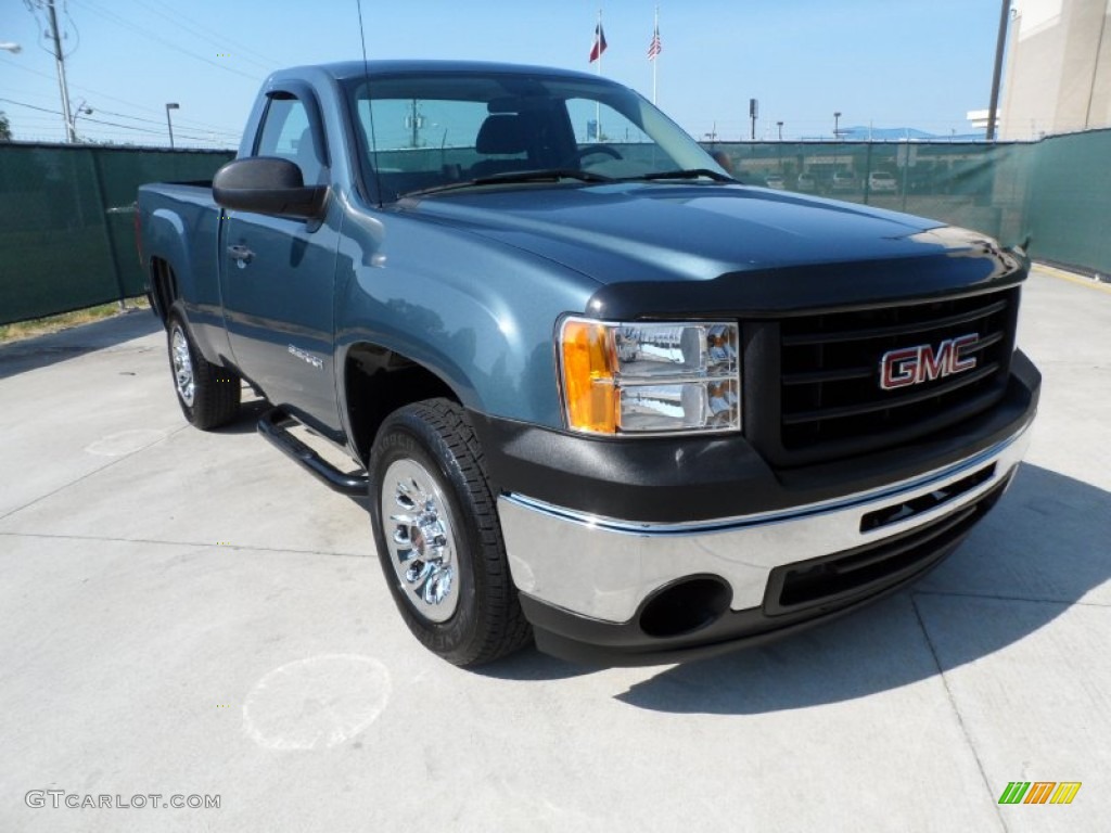 2010 Sierra 1500 Regular Cab - Stealth Gray Metallic / Dark Titanium photo #1