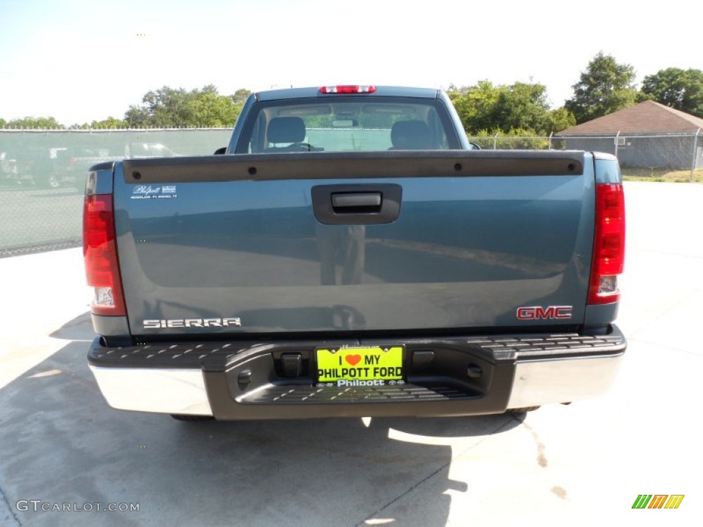 2010 Sierra 1500 Regular Cab - Stealth Gray Metallic / Dark Titanium photo #4