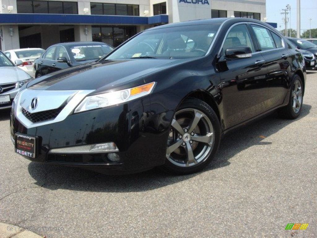 Crystal Black Pearl 2010 Acura TL 3.5 Technology Exterior Photo #50014045