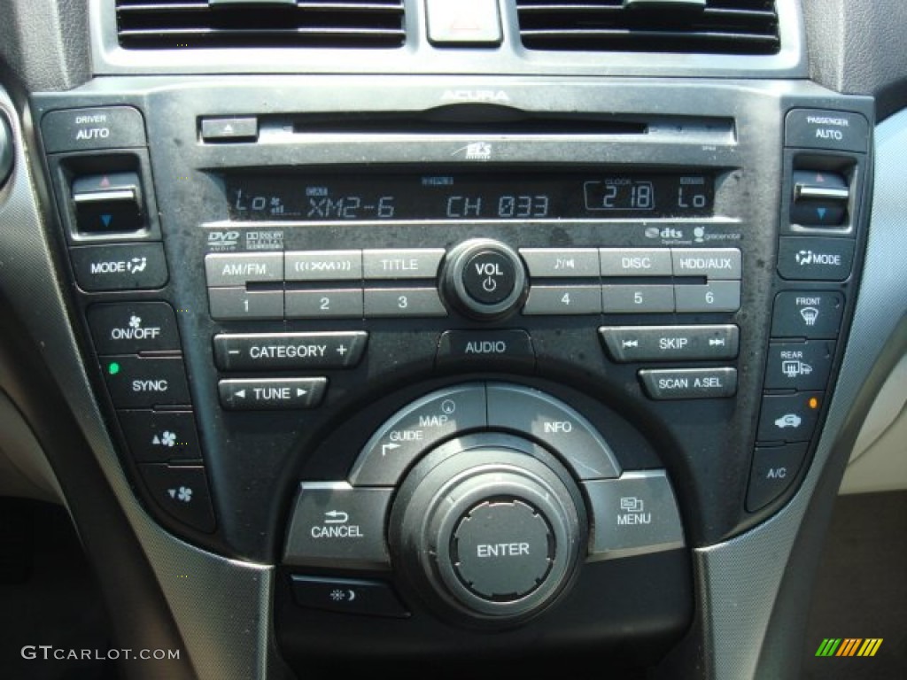 2010 Acura TL 3.5 Technology Controls Photo #50014225