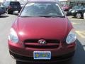 2007 Wine Red Hyundai Accent GS Coupe  photo #17