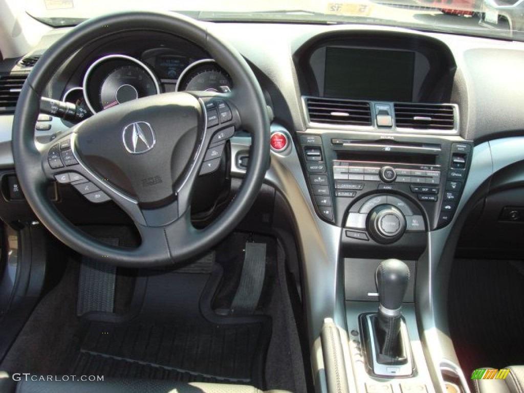 2010 Acura TL 3.5 Technology Ebony Dashboard Photo #50014810