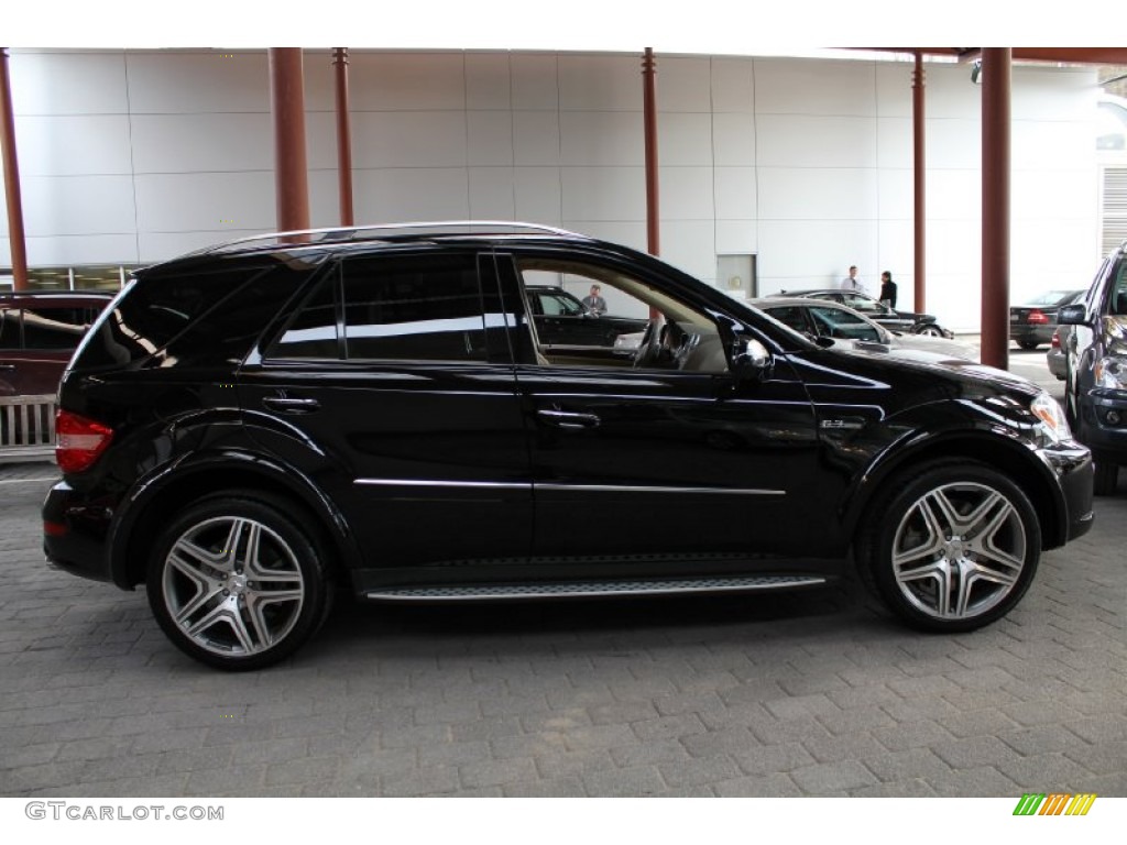 Black 2009 Mercedes-Benz ML 63 AMG 4Matic Exterior Photo #50015245
