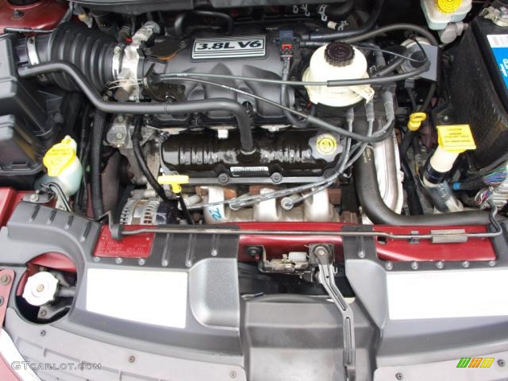 2003 Chrysler Town & Country LX 3.8L OHV 12V V6 Engine Photo #50015839