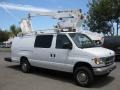 Oxford White 2001 Ford E Series Van E350 Commercial