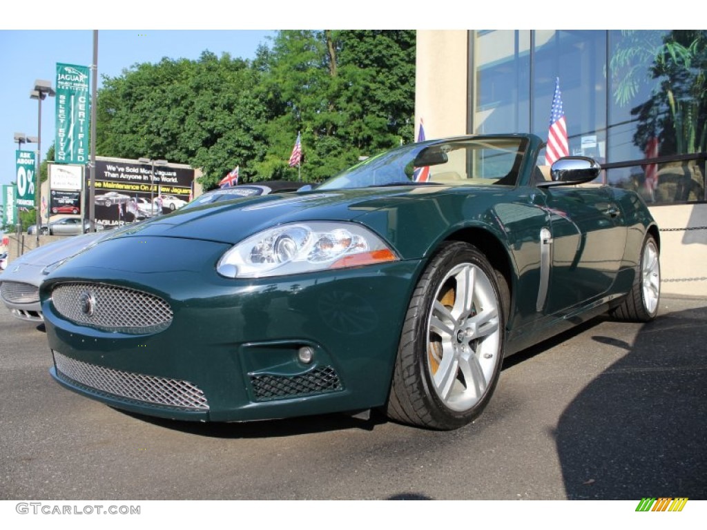 British Racing Green 2007 Jaguar XK XKR Convertible Exterior Photo #50017069