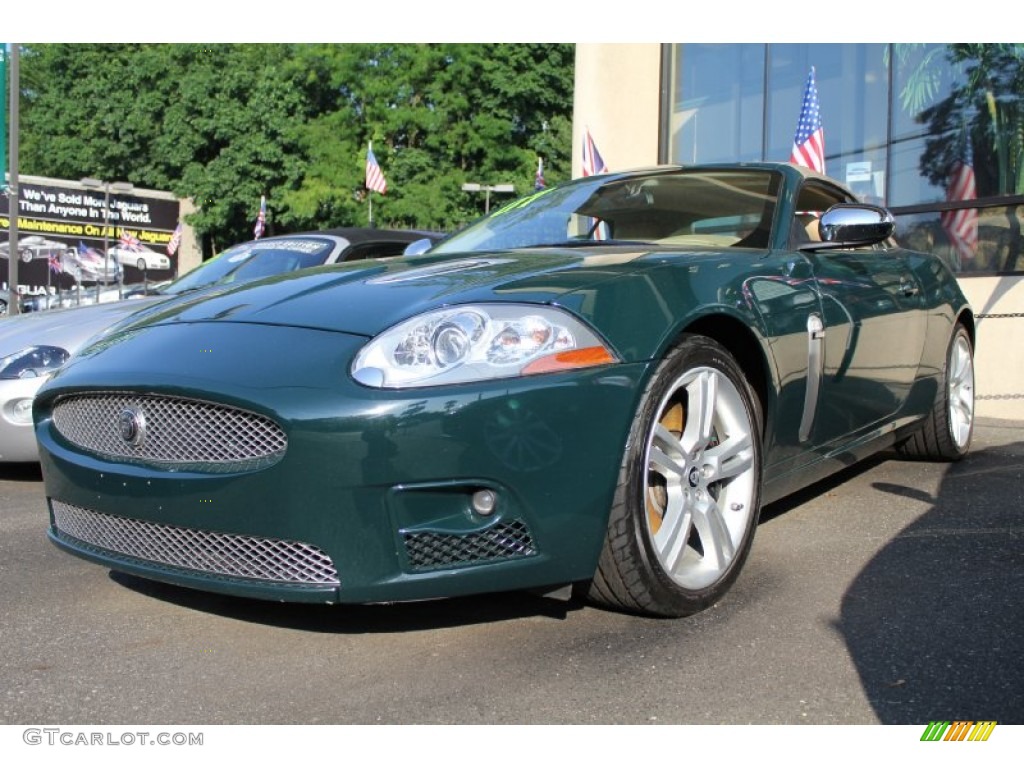 British Racing Green 2007 Jaguar XK XKR Convertible Exterior Photo #50017081