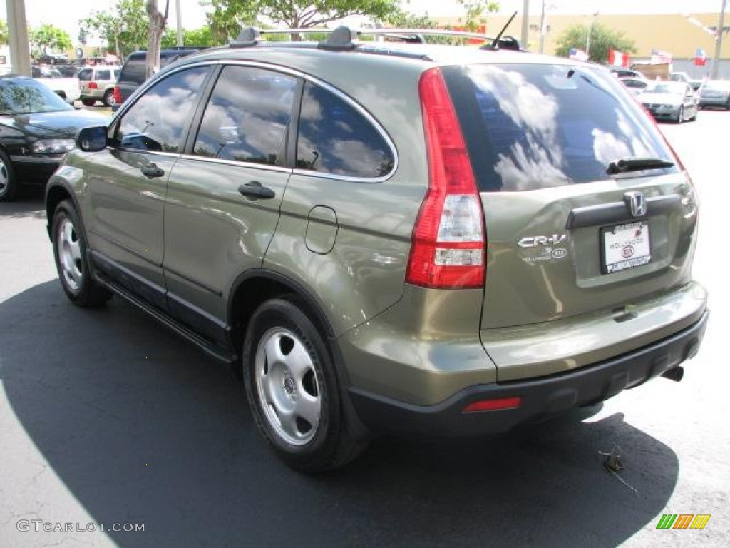 2007 CR-V LX - Green Tea Metallic / Ivory photo #7