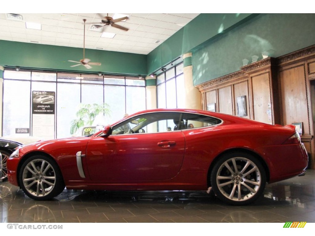 Salsa Red 2008 Jaguar XK XKR Coupe Exterior Photo #50017540