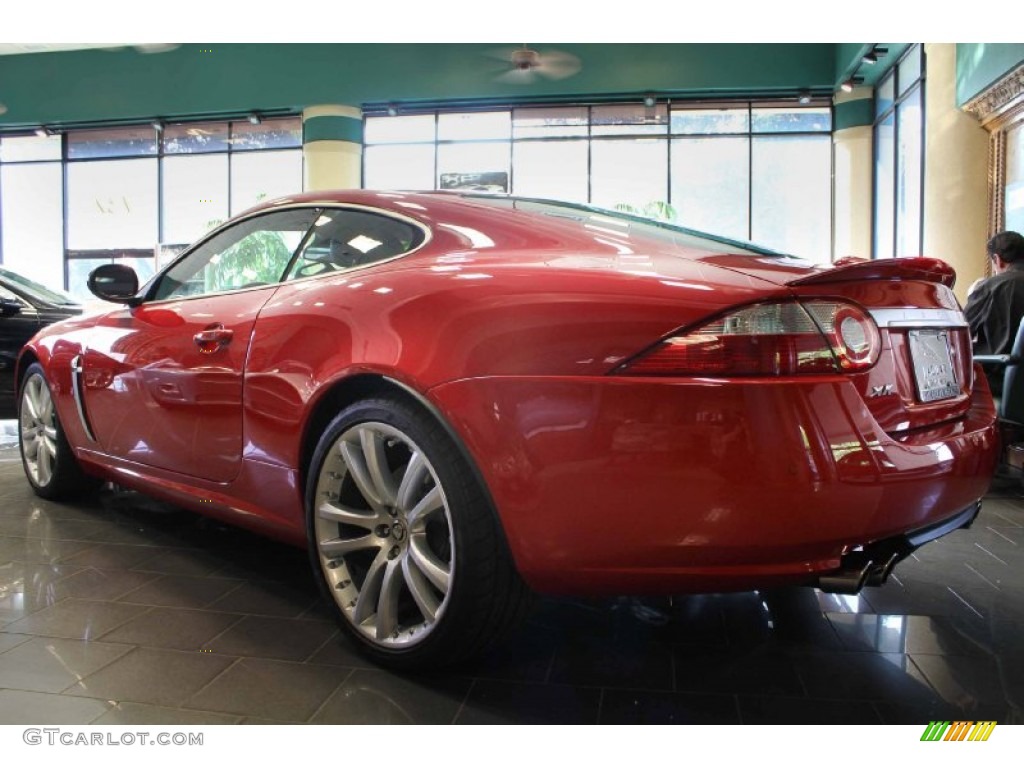 Salsa Red 2008 Jaguar XK XKR Coupe Exterior Photo #50017555