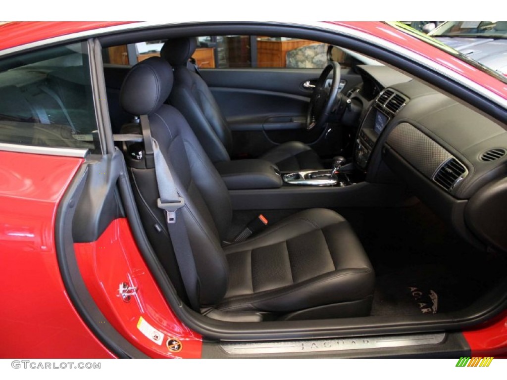 Charcoal Interior 2008 Jaguar XK XKR Coupe Photo #50017789